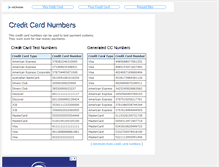 Tablet Screenshot of ccnumber.com